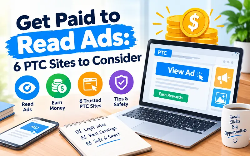 Get Paid to Read Ads: 6 PTC Sites to Consider