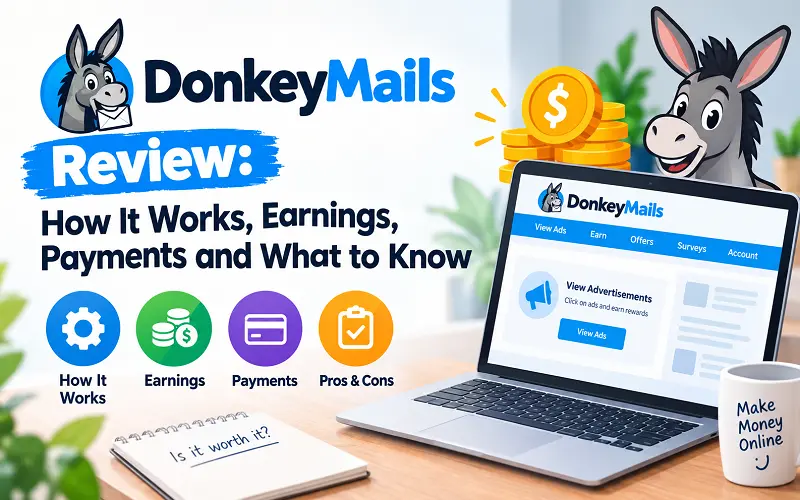 DonkeyMails Review: How It Works, Earnings, Payments and What to Know