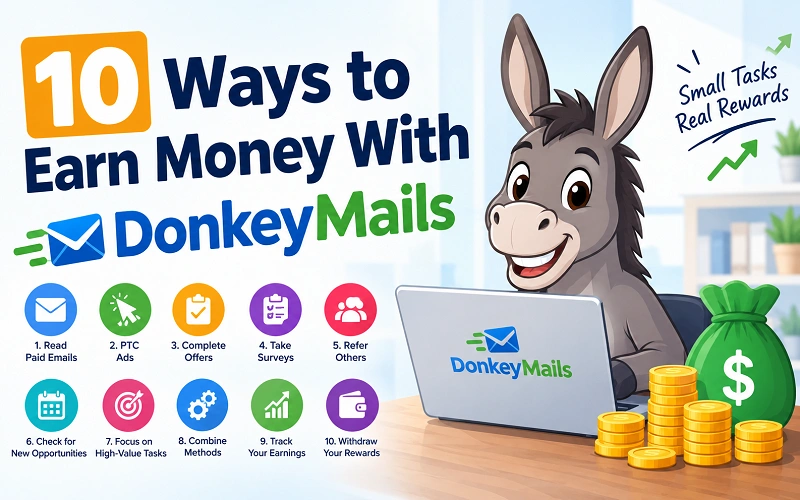 10 Ways to Earn Money With DonkeyMails