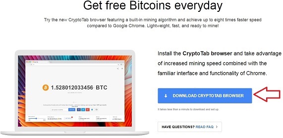 Bitcoin Mining with Web Browser