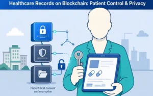 Healthcare Records on Blockchain: Patient Control & Privacy